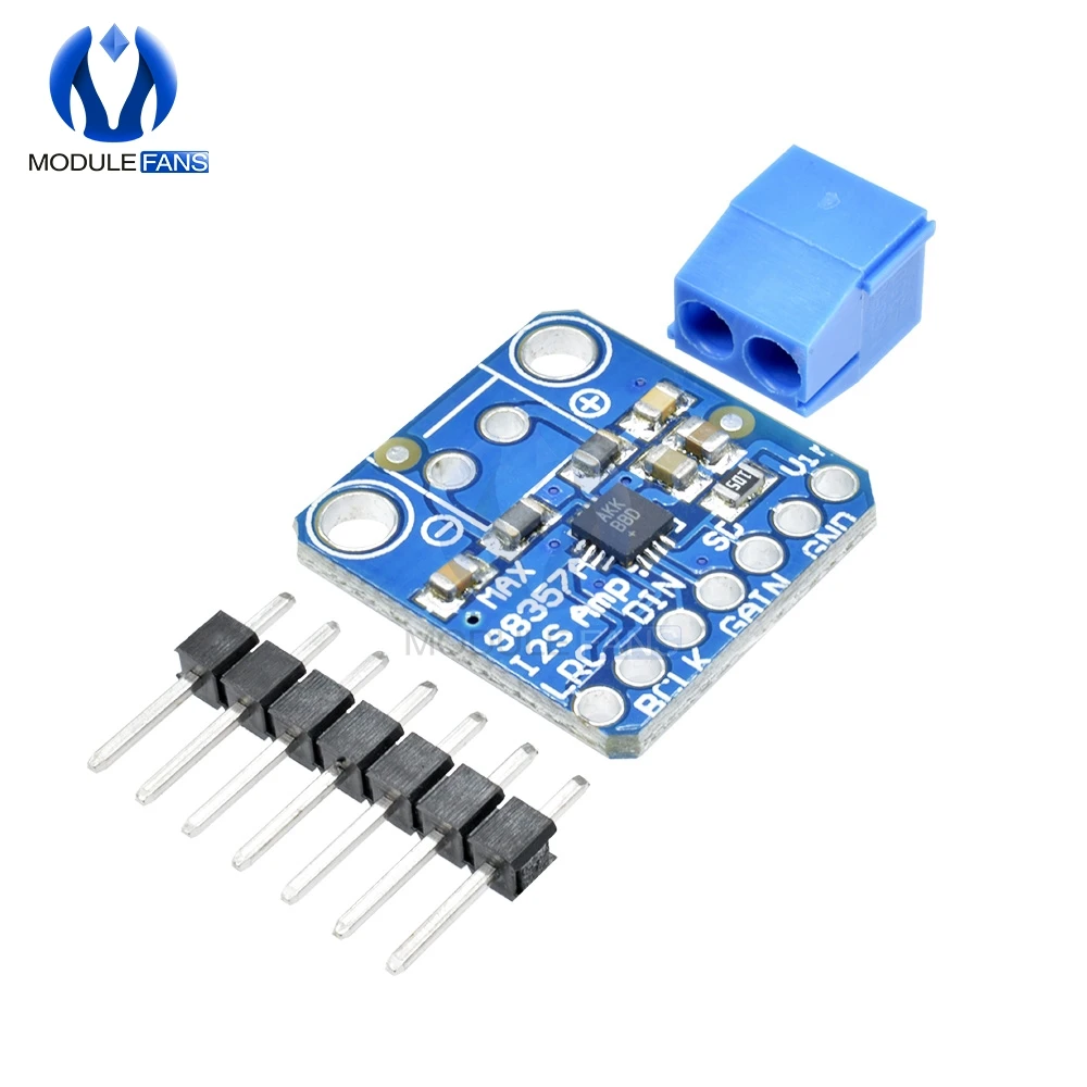 Плата модуля прерывания усилителя MAX08357 I2S Amp DAC 3 Вт класса D для Arduino Zero Raspberry Pi с