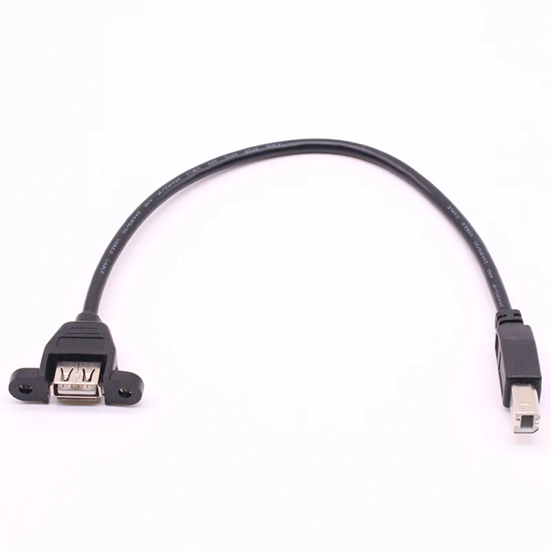 10 шт./лот Удлинительный Кабель USB 2 0 штекер гнездо с винтовой панелью из фольги +