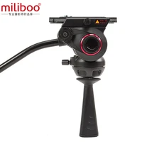 miliboo myt803 upgraded adjustable damping dslr aluminium video camera tripod fluid head