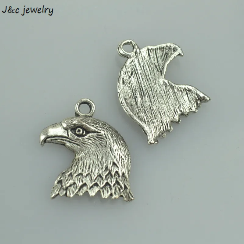 10 шт. Бесплатная доставка подвески серебряного цвета в стиле ретро металлические