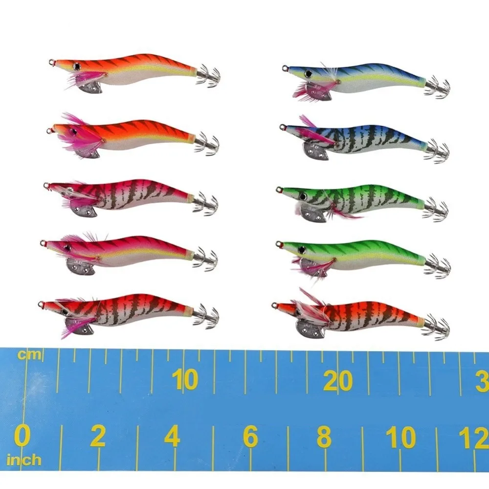 24 шт. светится в темноте Морская Рыбалка приманки кальмары Каракатица