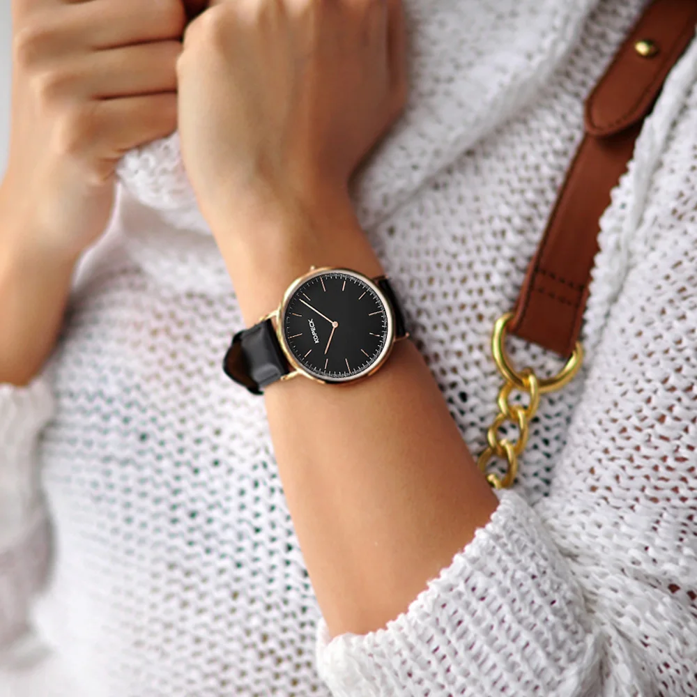 Женские кварцевые часы с ремешком kopek повседневные в подарок|mujer reloj|mujer casualmujer dress |