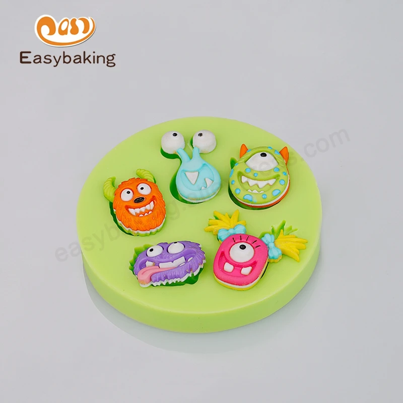 Горячая Распродажа 5 отверстий Кондитерские Силиконовые формы для украшения