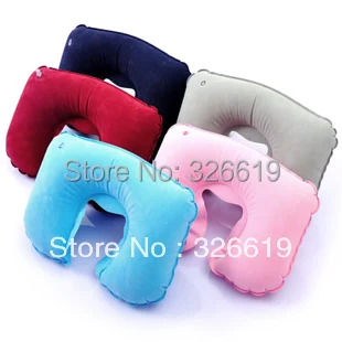 

U pillow air travel Neck U-Shape Anti-Static inflatable pillow neck pillow plane travel cervical pillow
