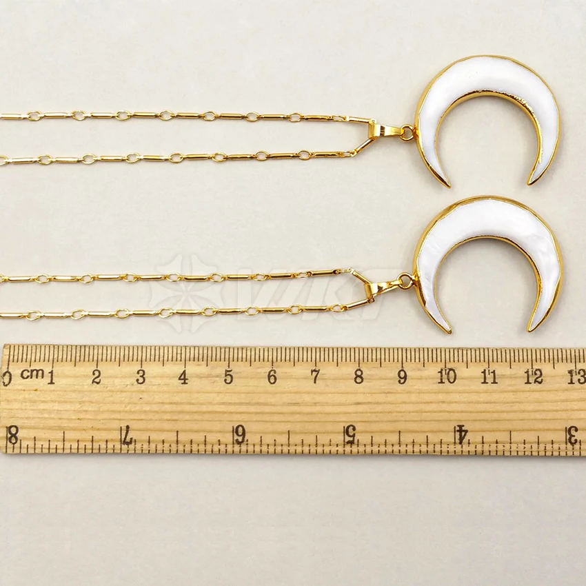 Женское ожерелье с подвеской в виде полумесяца 5 шт./лот|necklace with|moon pendant necklacenecklace