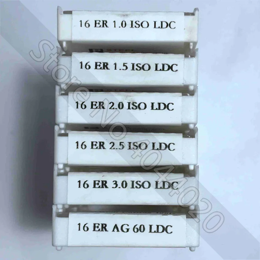 

10P DESKAR 16ER 2.0ISO LDC Threading Carbide Insert Lathe Cutter Tool Dedicated-steel stainless steel