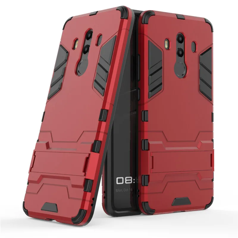For Huawe Mate 8 9 10 Case Soft TPU Armor Shockproof Stand Silicone Phone Back Cover Shell Huawei Pro Holder Cases |