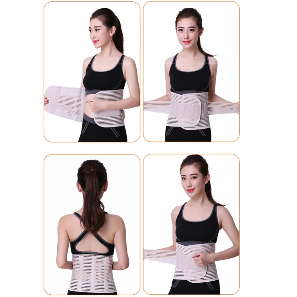 Breathable Posture Back Support Belt Lower Pain Relief Lumbar Brace Waist Corset for the back Orthopedic Women Men | Красота и