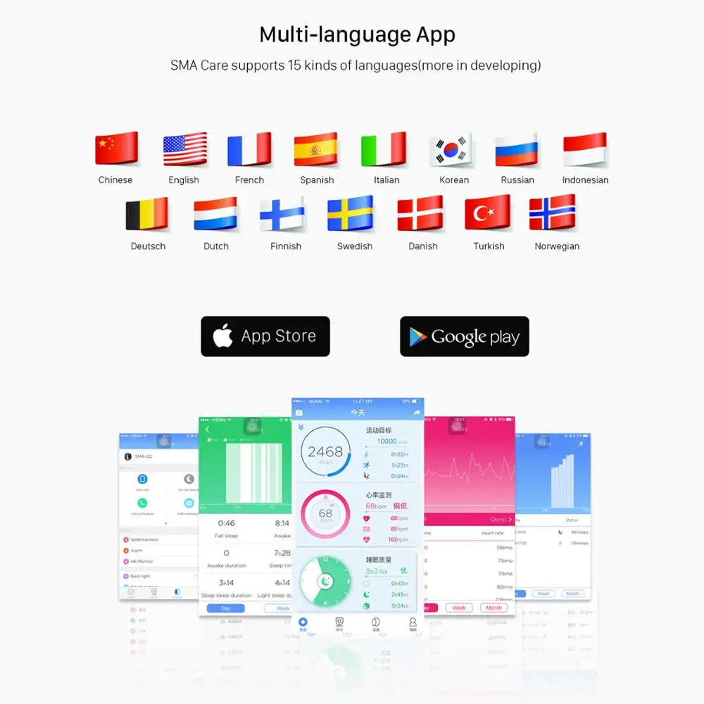 CALK B2 фитнес-трекер с монитором сердечного ритма артериального давления IP68