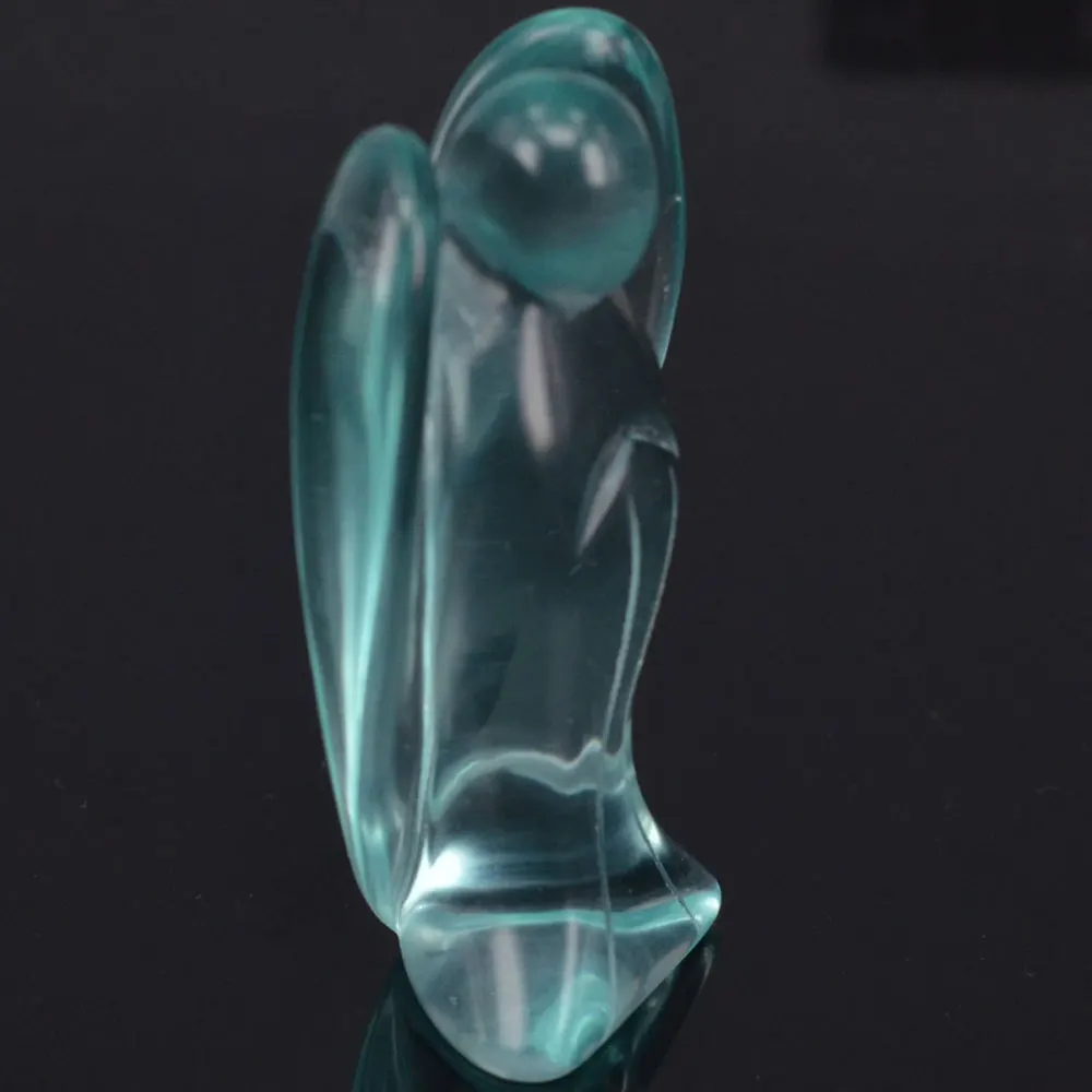 Статуэтка фэн-шуй из голубого обсидиана 3 дюйма | Дом и сад