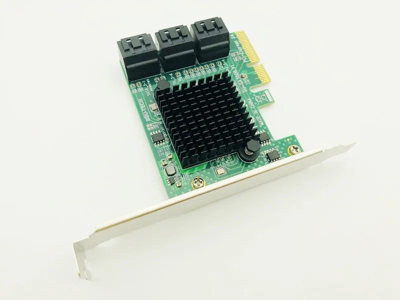 H1111Z адаптер для дополнительных карт PCIE SATA 3 0 PCI-E Card PCI E Express Controller 6-портовая карта
