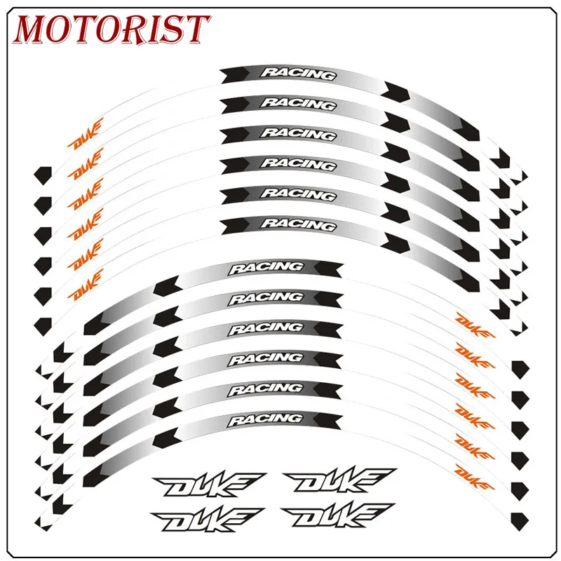 Светоотражающая полоска для мотоцикла 17 дюймов KTM DUKE 200 390 690 990|Наклейки и стикеры|