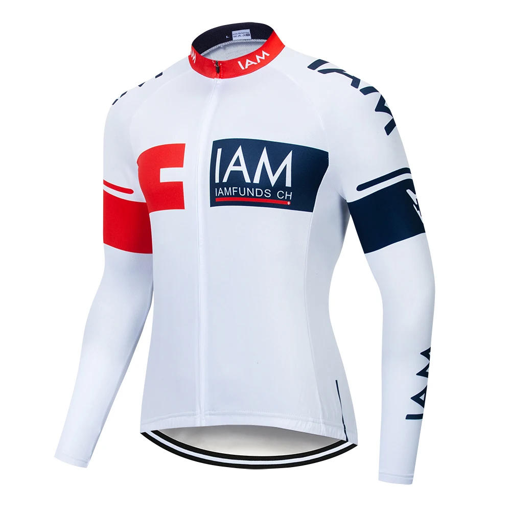 Мужская спортивная одежда для велоспорта IAM Pro team с длинным рукавом дышащая