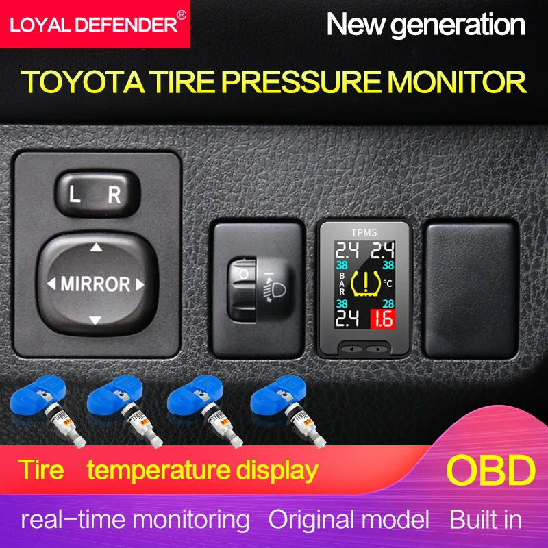 Для новой и старой Camry CHR Corrola Levin Prado RAV4 высокий посадочный класс Land Cruiser OBD TPMS