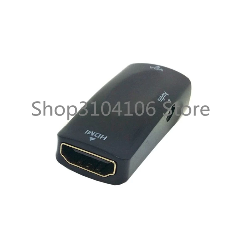 HDMI-совместим с VGA аудиокабелем переходник HDMI-VGA гнездо-гнездо 1080p преобразователь