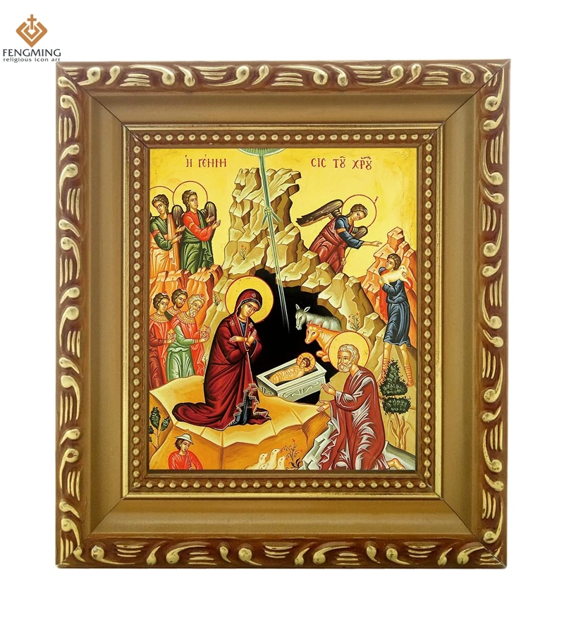 Высококачественная фоторамка русское православное Христово деревянное ремесло