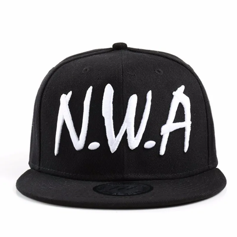 VORON new Compton Hip-hop Rapper Snapback sport Baseball Cap Vintage Black NWA letter Gangsta Hip-hop hat