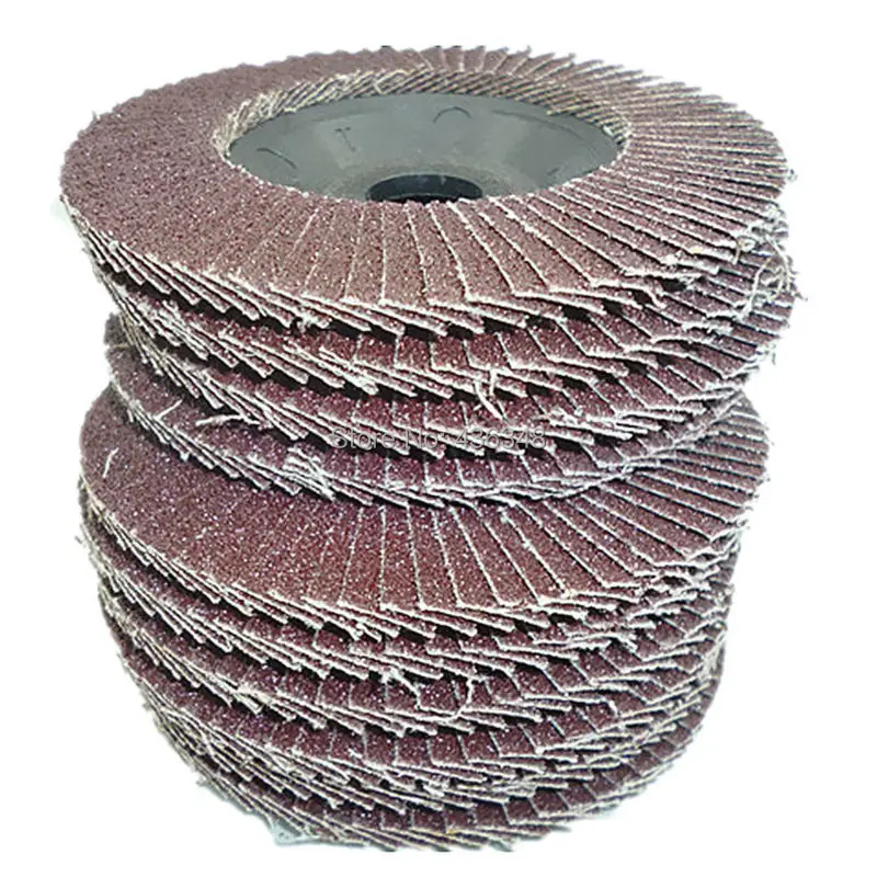 

10pcs Flap Discs Sanding 80 Grit Grinding Wheels Discs Flap Grinding Sanding Discs Angle Wheel Polishing Wheels 100mm*16mm 80#