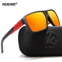 kdeam protect your eyes jams polarized sunglasses men matte black sun glasses man surf sport sunglass with package kd520
