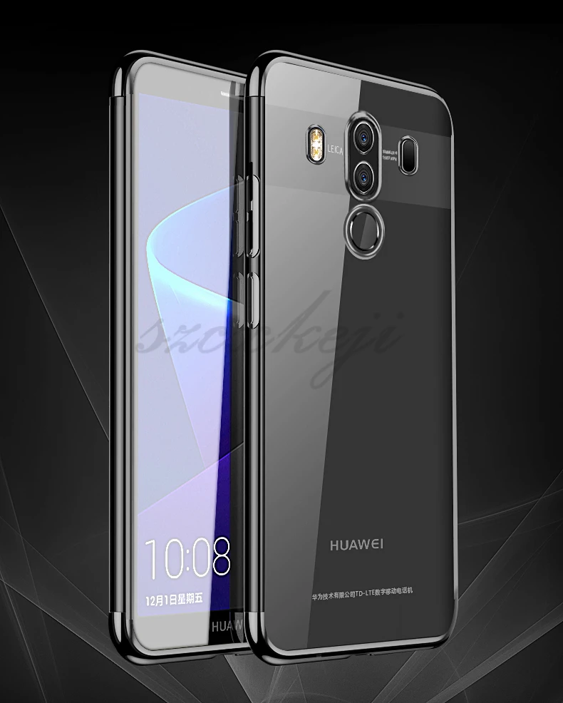 Мягкий ТПУ чехол Anxm для huawei mate 20 20X 20Pro mate 10 Pro, Ультра тонкое прозрачное покрытие, блестящий чехол для huawei mate 20 Pro