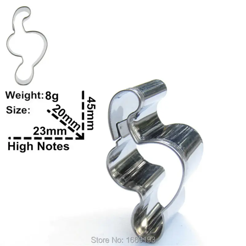 Все виды инструментов для украшения нот музыкальные формы печенья прямые