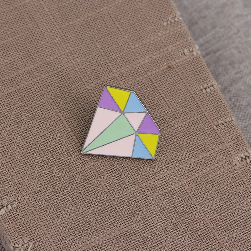 High Quality Creative Cartoon Oil Drop Brooch Geometry Dress Neckpin Gift Wholesale Brooches for Women | Украшения и аксессуары