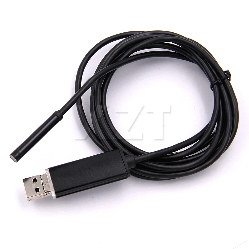 USB-эндоскоп с объективом 5 мм IP67 2 в 1 2/5/10/6 светодиодов | Электроника