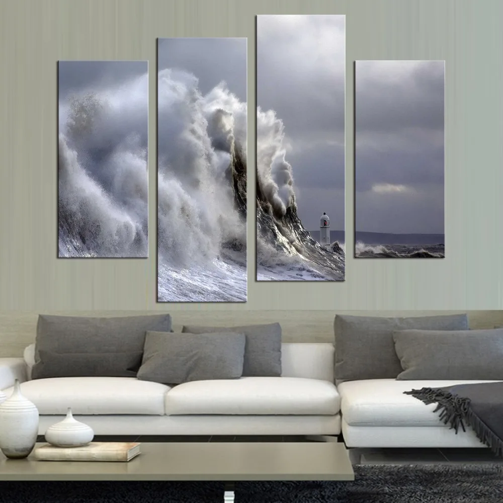 Картина на холсте 4 панели| |
