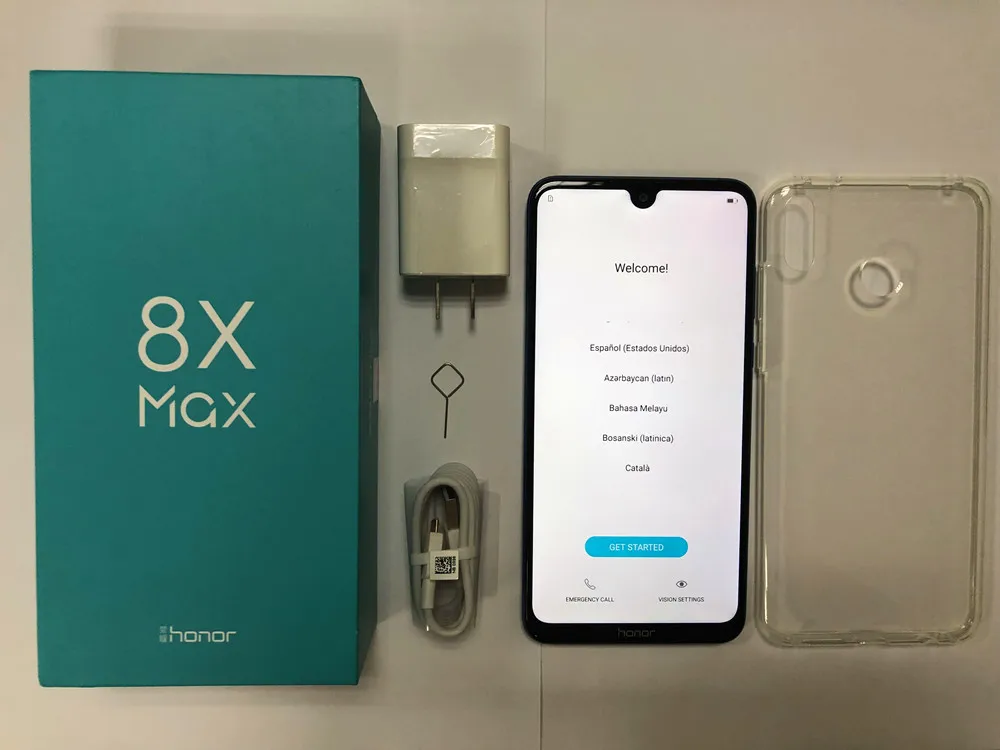 Смартфон HONOR 8X Max, 6 ГБ, 64 ГБ, с глобальной ПЗУ, 7,12 дюйма, большой экран, 5000 мА/ч, большая батарея, Snapdragon 660, двойная камера, OTG, 4G, LTE