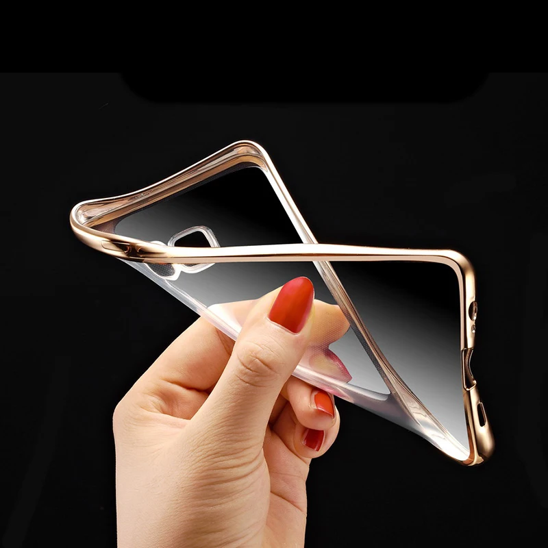 Роскошный чехол из тпу с позолоченным покрытием для Samsung Galaxy S5 S6 S6edge sdge Plus S7 Edge