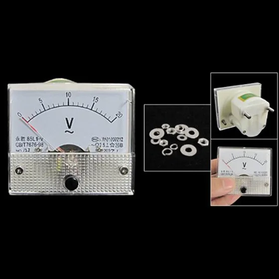 

New 85L1-V AC 0-20V Analog Voltmeter Panel Meter Voltage
