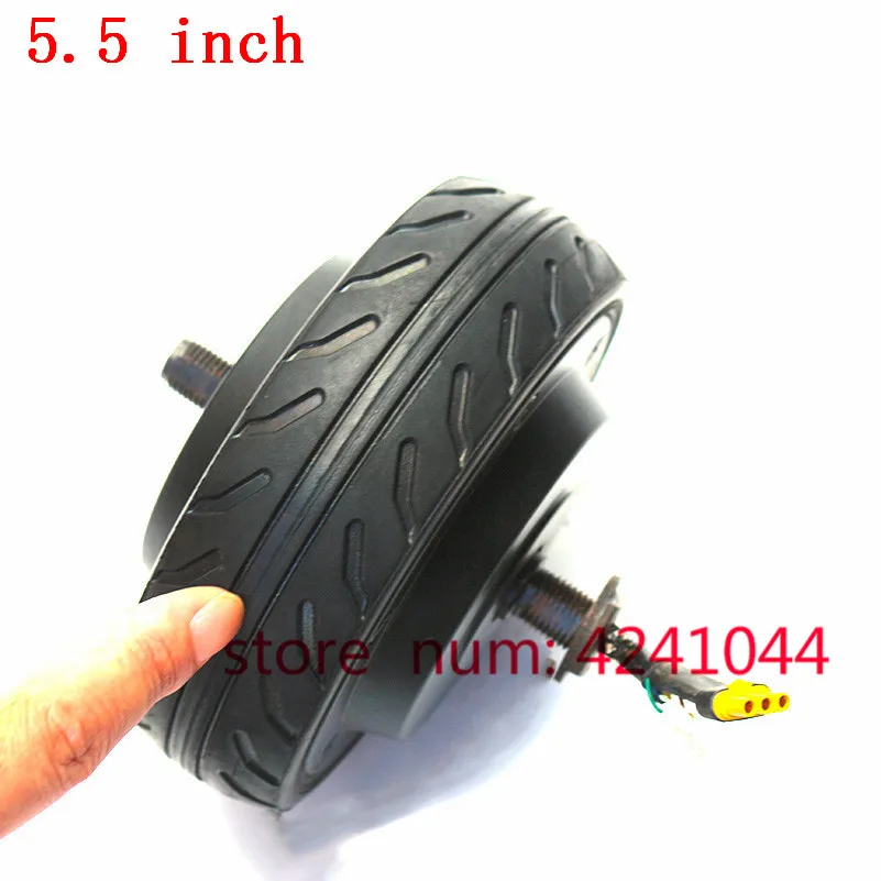 

5.5x2 tire& 24v Electric Hub Motor 5.5 inch hub Wheel motor For Electric Folding Scooter Hoverboard Standing Scooter Skatebaord