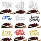 Новое поступление, топперы для тортов, мы делаем с днем рождения, с рождеством, свадебный торт, флаг, день рождения, свадьба, новогодние вечерние украшения для тортов, Рождество