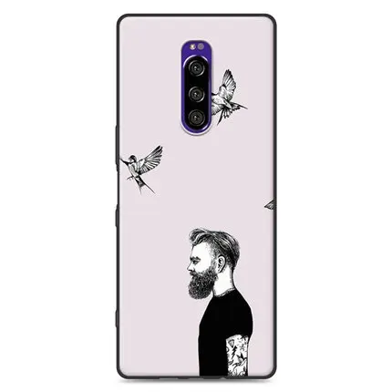 Для sony Xperia 1 чехол sony 1 задняя крышка роспись Леон убийца мультфильм мягкий силиконовый чехол для телефона для sony Xperia1 J8110 J8170 J9110 - Цвет: A16