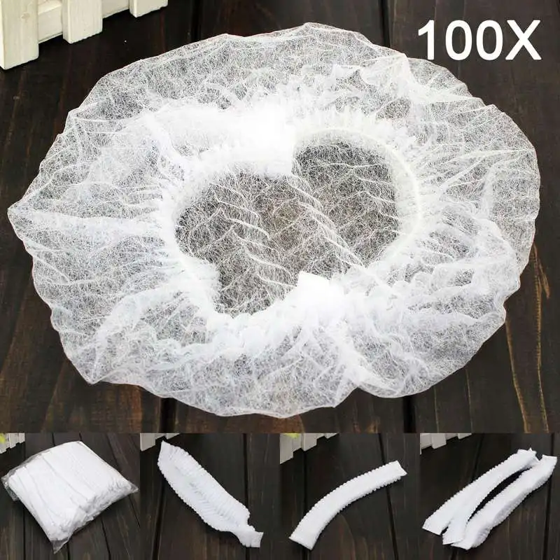 100 шт./1 упаковка одноразовые колпачки для волос | Аксессуары одежды