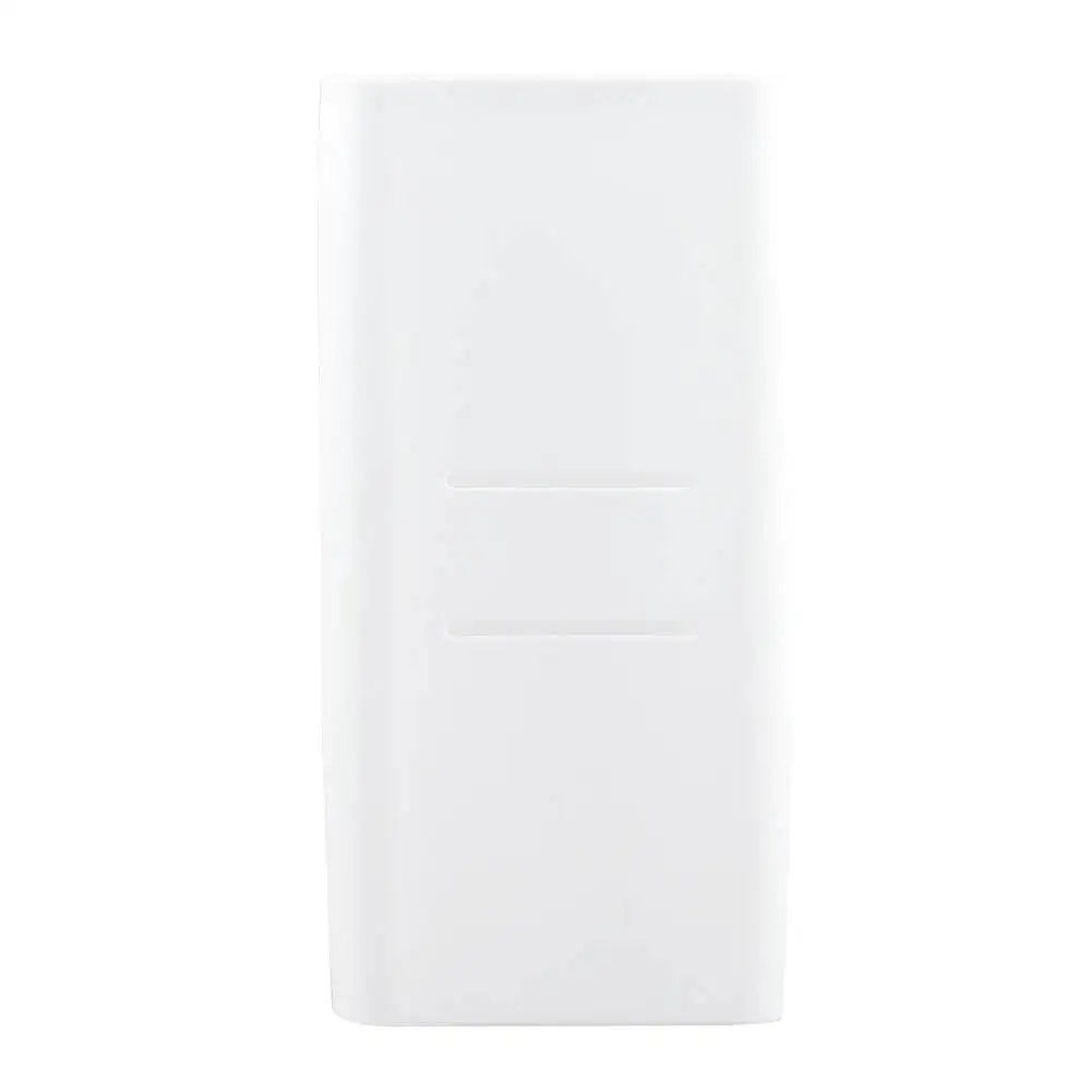 Белый Силиконовый чехол с эффектом потертости для Xiaomi power Bank 2C Новинка 20000 мАч PLM06ZM резиновый чехол для портативного внешнего аккумулятора - Цвет: Белый