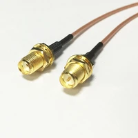 wireless modem cable sma female nut switch rp sma female jack nut pigtail rg178 wholesale 15cm 6 adapter