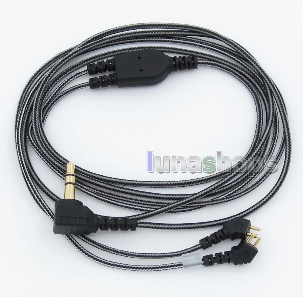 Черно белый аудиокабель для наушников LN005505 Etymotic ER4B ER4PT ER4S ER6I ER4|cable for earphone|earphone