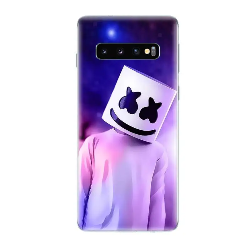 Marshmello Doctom DJ отдельно Silicome чехол для телефона samsung Galaxy S10 S6 S7 край S8 S9 плюс S10E Note 8 9