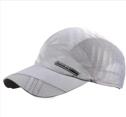 LightGrey Новое поступление модный мужской летний спортивный головной убор козырек для бега Горячий популярный товар - Цвет: LightGrey