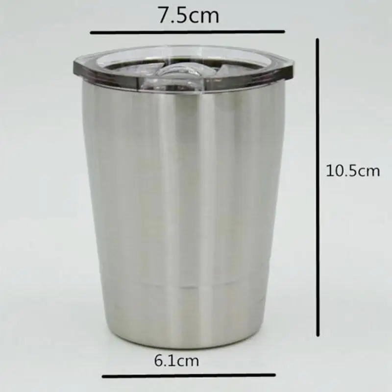 9 унций детские чашки бокал для вина кружка из нержавеющей стали кружки