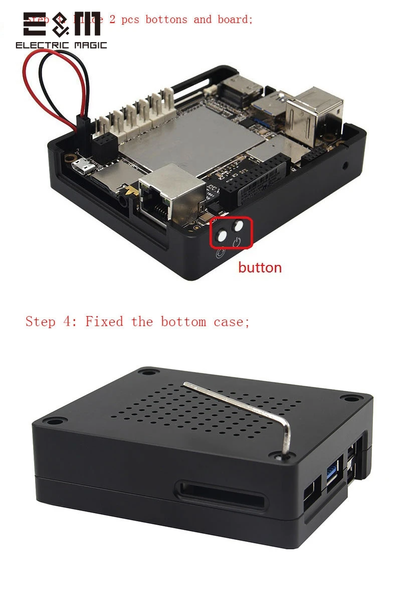 Lattepanda CNC Aluminum Alloy Case for Raspberry Pi 2G/4G Win10 Development Board Compatible Cooling Fan Heat Sink | Электронные