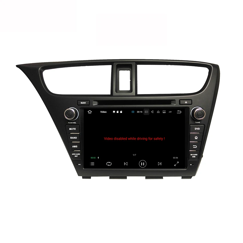 Liislee 2 din Android автомобильный навигатор gps для Honda Civic~ авто радио большой экран стерео Мультимедийный плеер Bluetooth