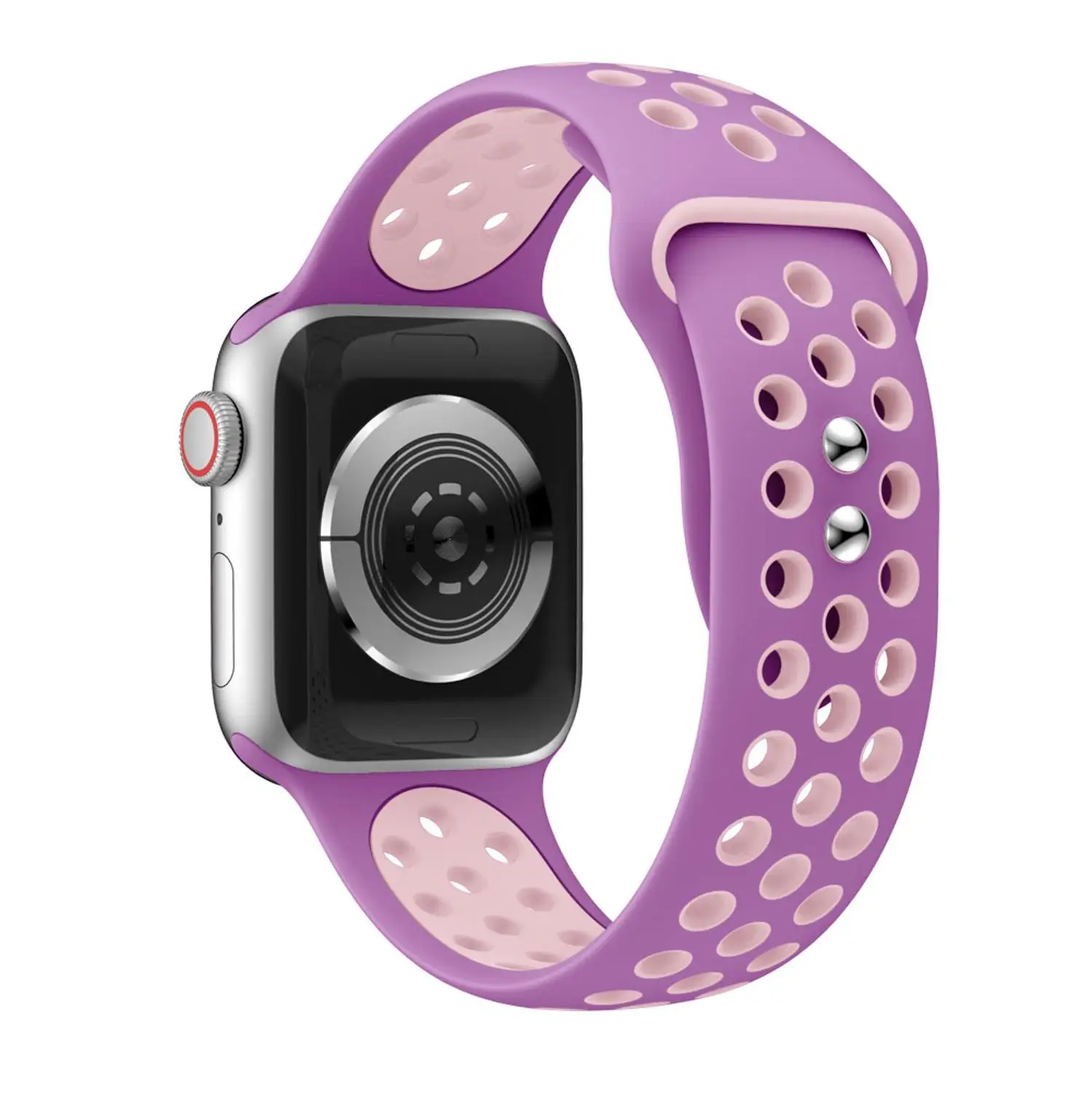 J Correa для apple watch серии 1/2/3/5, 42 мм, 38 мм, ремешок для запястья адаптер для наручных часов iwatch, 4 40 мм 44 мм разноцветных резиновых полосок Спорт на открытом воздухе силиконовый - Цвет ремешка: J