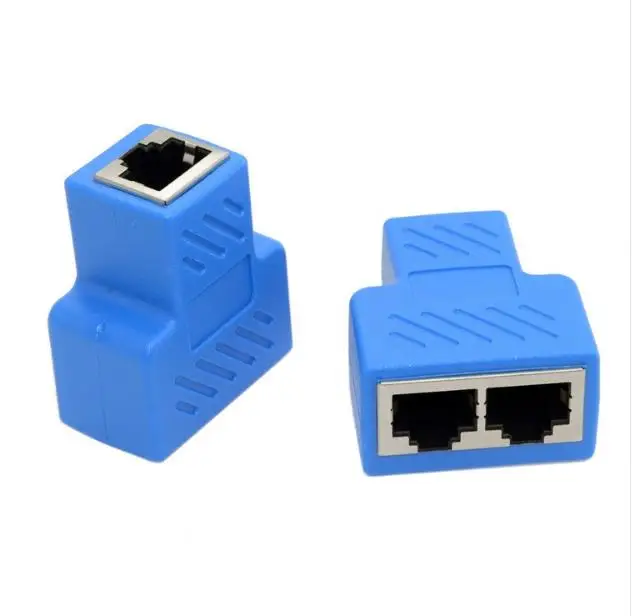 2p RJ45 1 в 2 out конвертер STP UTP Cat6 RJ 45 8P8C разъем для двойной Сплиттер сетевой Ethernet