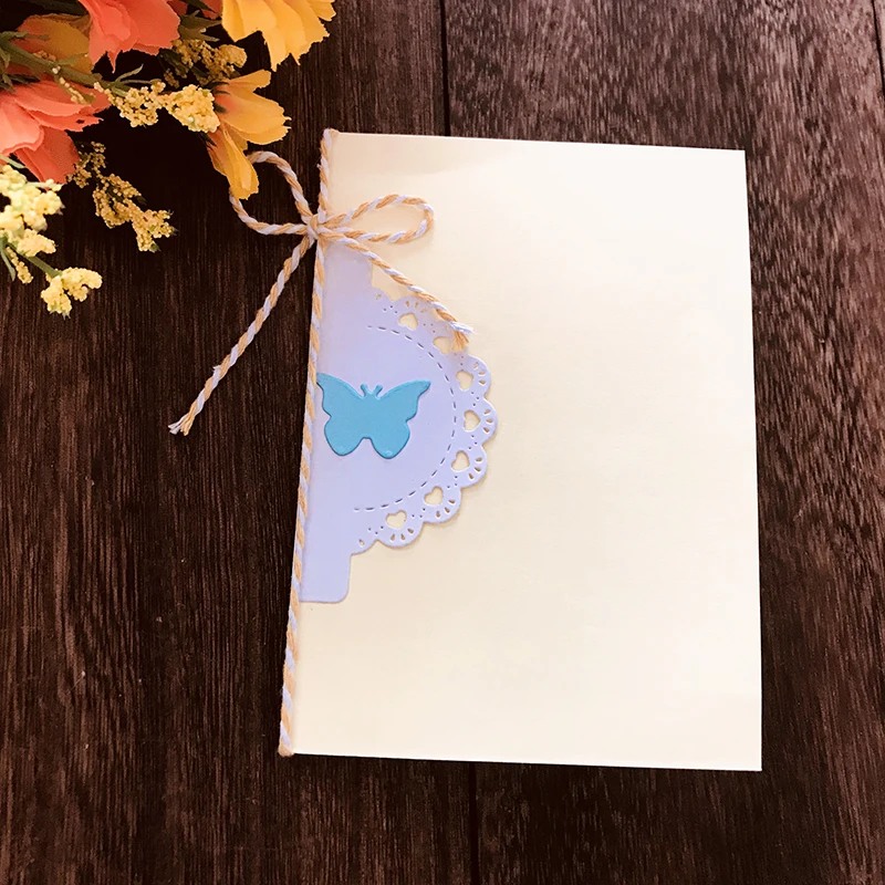 Butterfly Love Heart edge Metal Cutting Dies New 2018 Lace Border Crafts Die Cuts Decoration for Scrapbooking DIY Paper Cards | Дом и сад