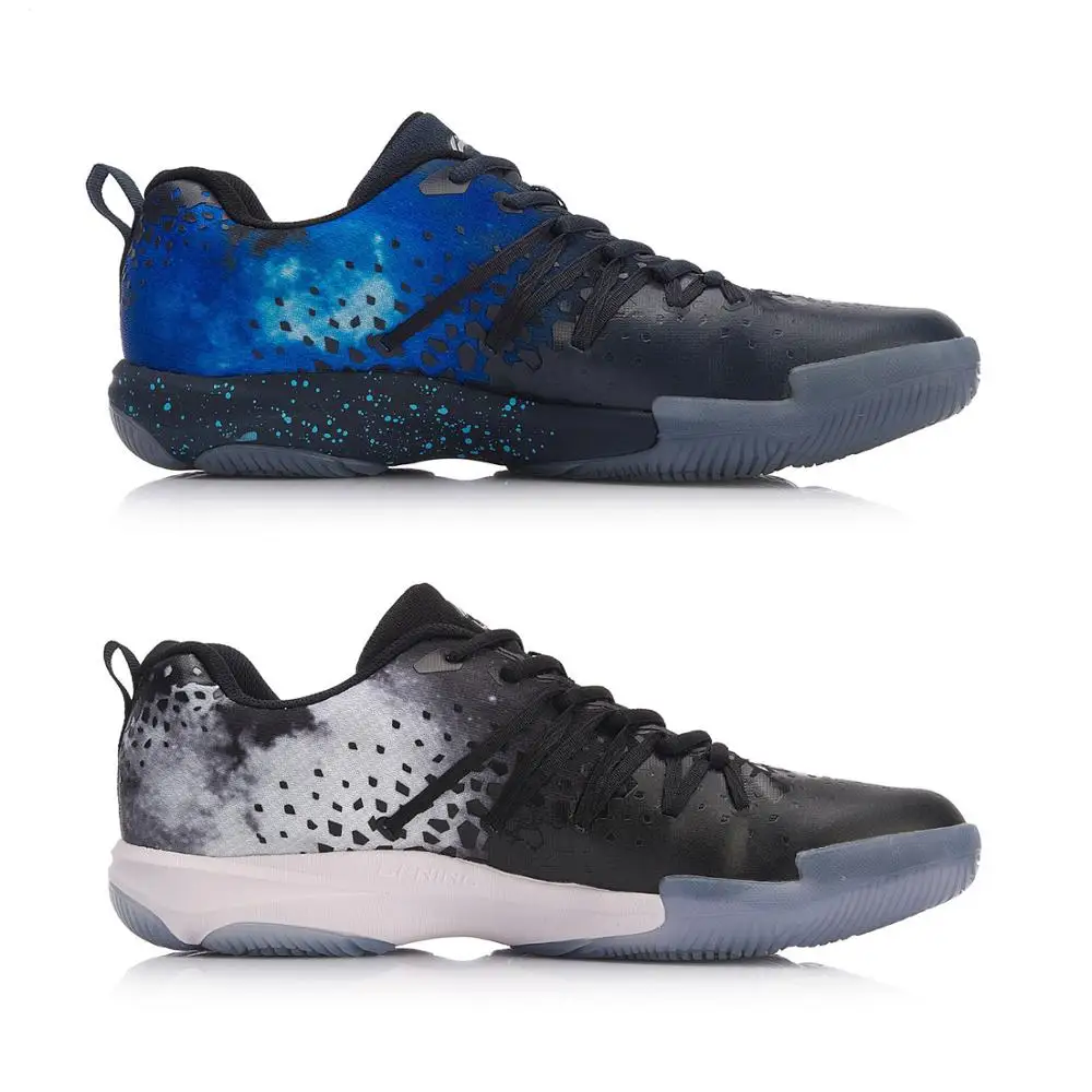 Li Ning/Мужская обувь для бадминтона туманность износостойкая нескользящая