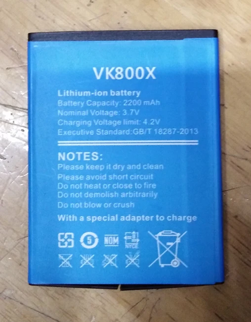 vkworld vk800x аккумулятор телефона 2200mah 3,7 V для vkworld vk800x телефон