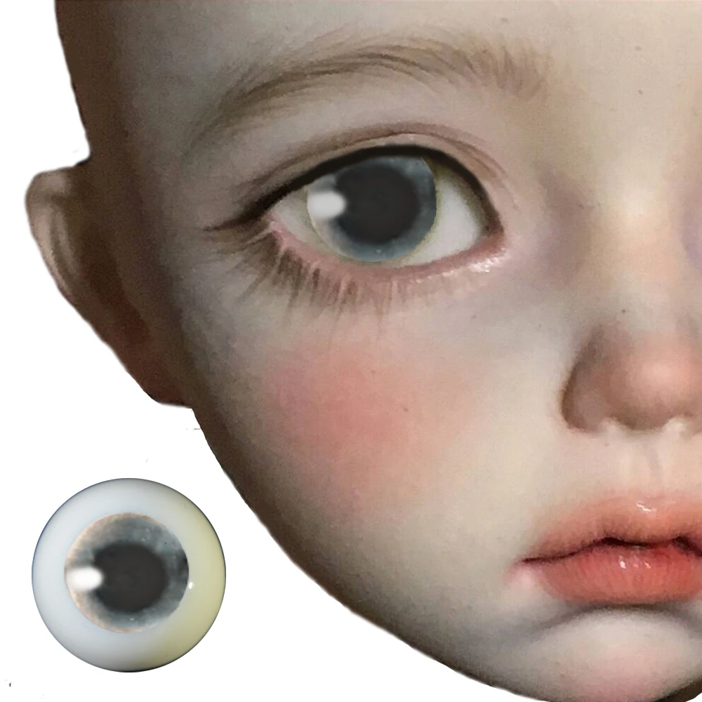 Bjd eye карикатура серая кукла глаза для BJD куклы игрушки sd глазные яблоки 1/3 1/4 12 мм