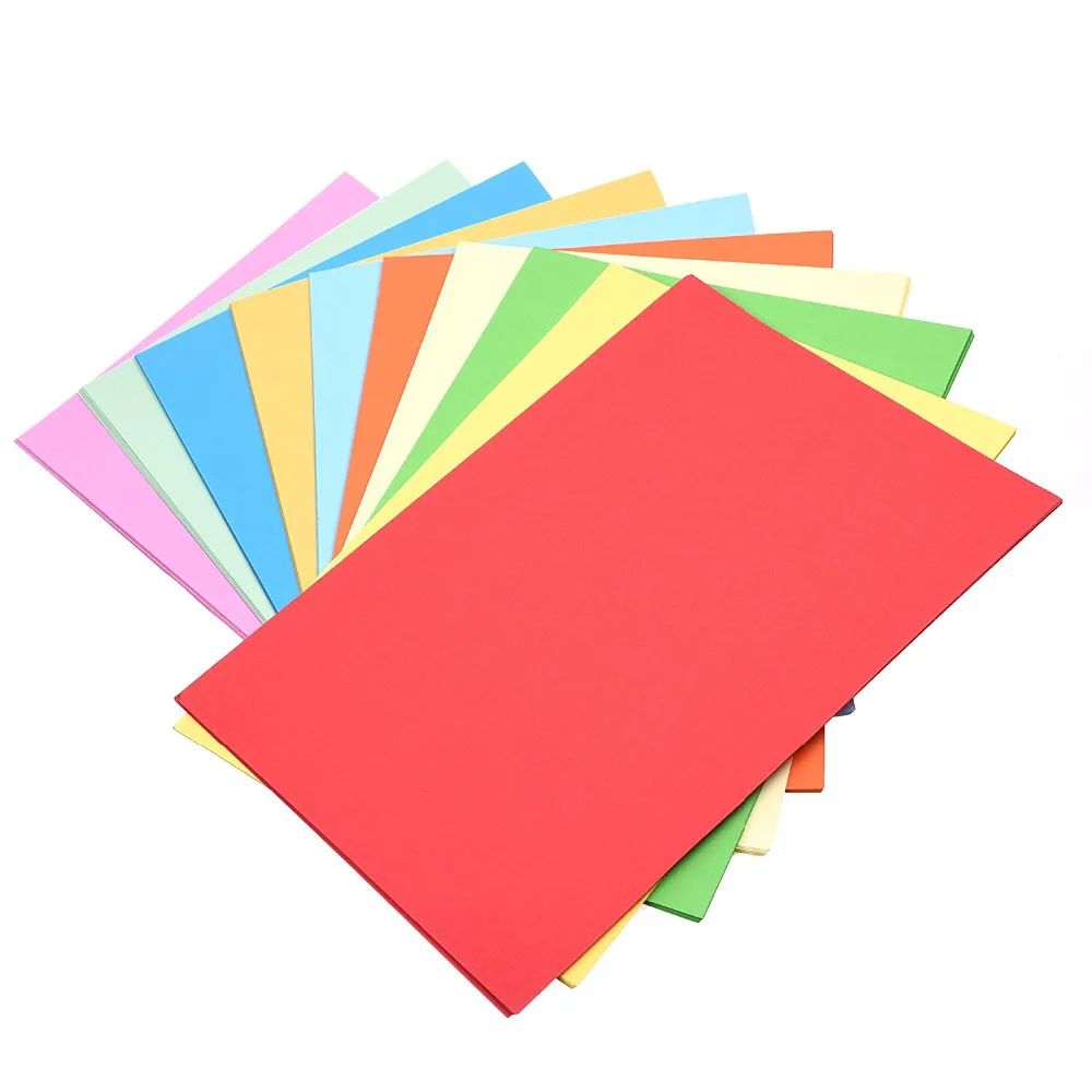 Фото Упаковка из 100 листов разные цвета Типоразмер A4 фотобумага для принтера сделай